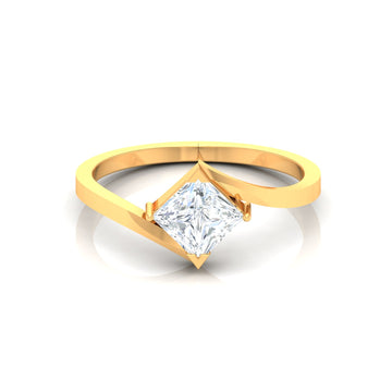 Sanday Square Princess Cut Solitaire