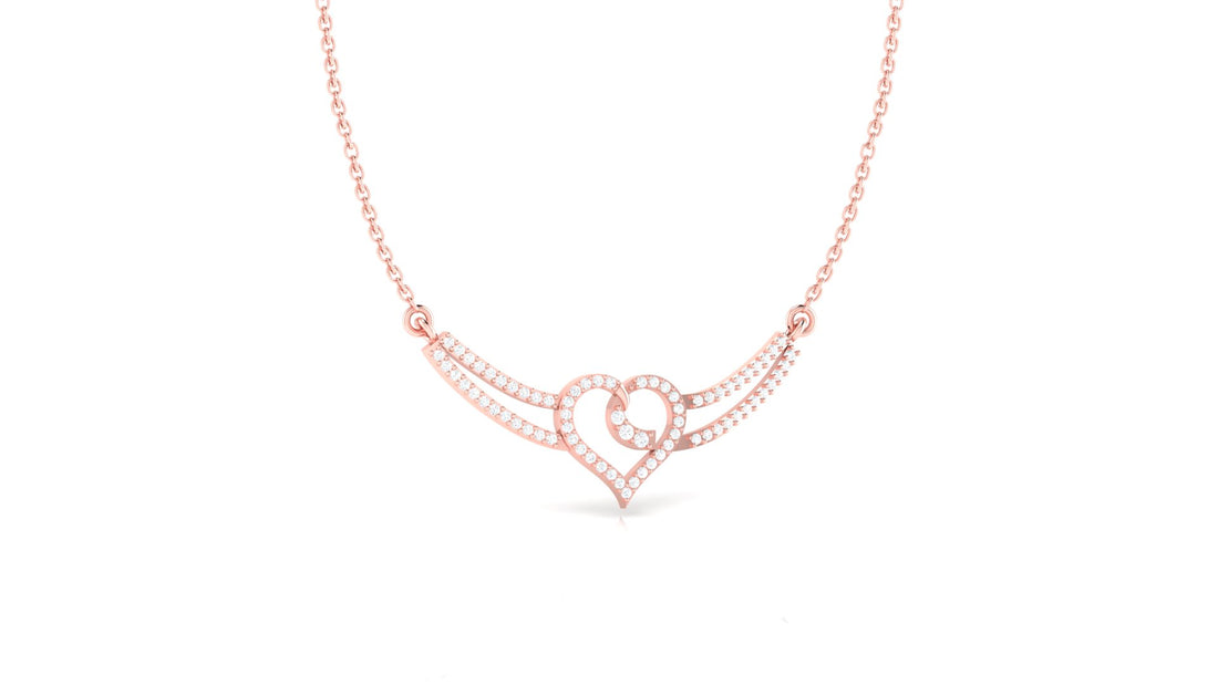 Heart Shape Diamond Pendant (WITHOUT CHAIN)