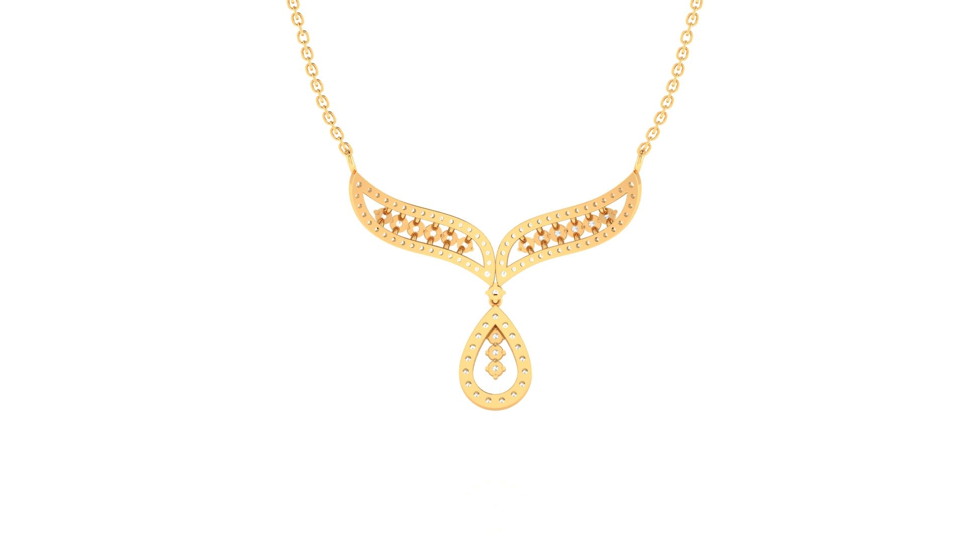 Adorned Fancy Diamond Pendant (without chain)