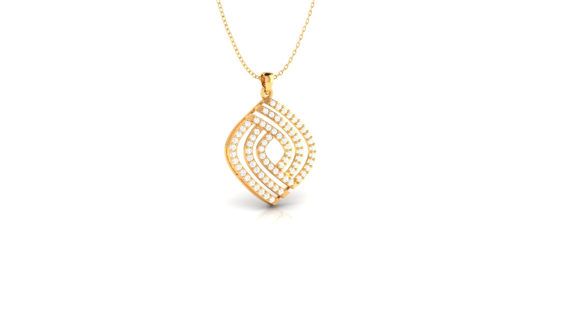 Elegance Diamond Pendant (WITHOUT CHAIN)