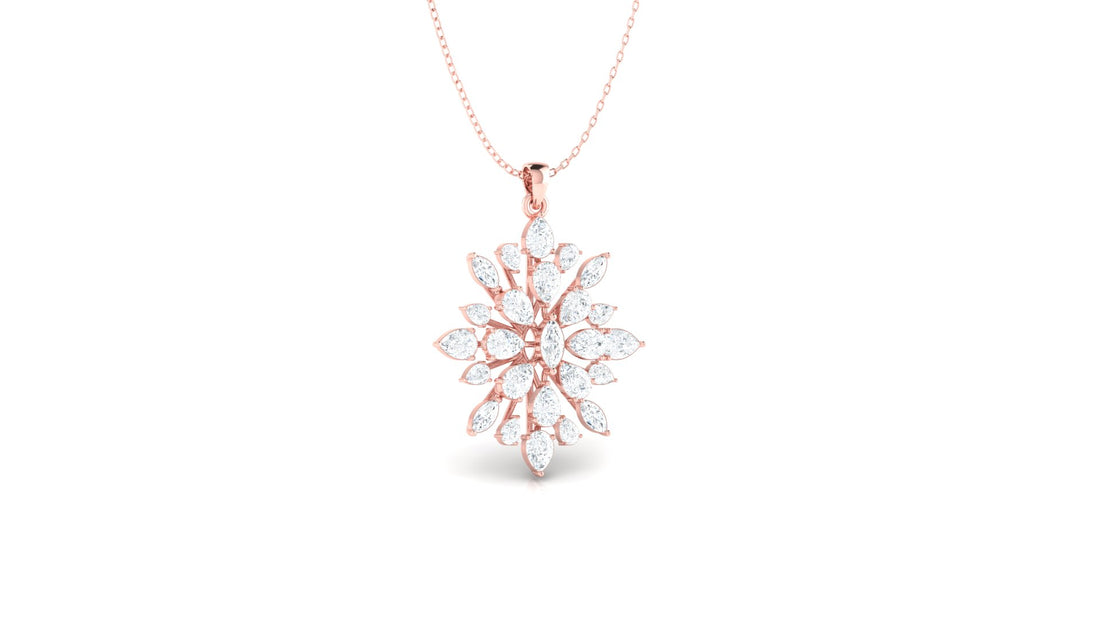 Cubic Zirconia Diamond Pendant (WITHOUT CHAIN)