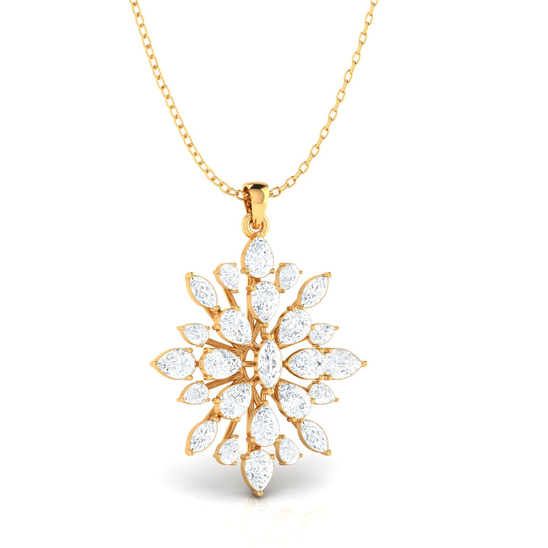 Cubic Zirconia Diamond Pendant (WITHOUT CHAIN)