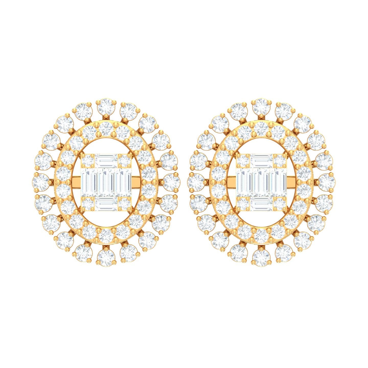 Diamond Cascade Glow Earring