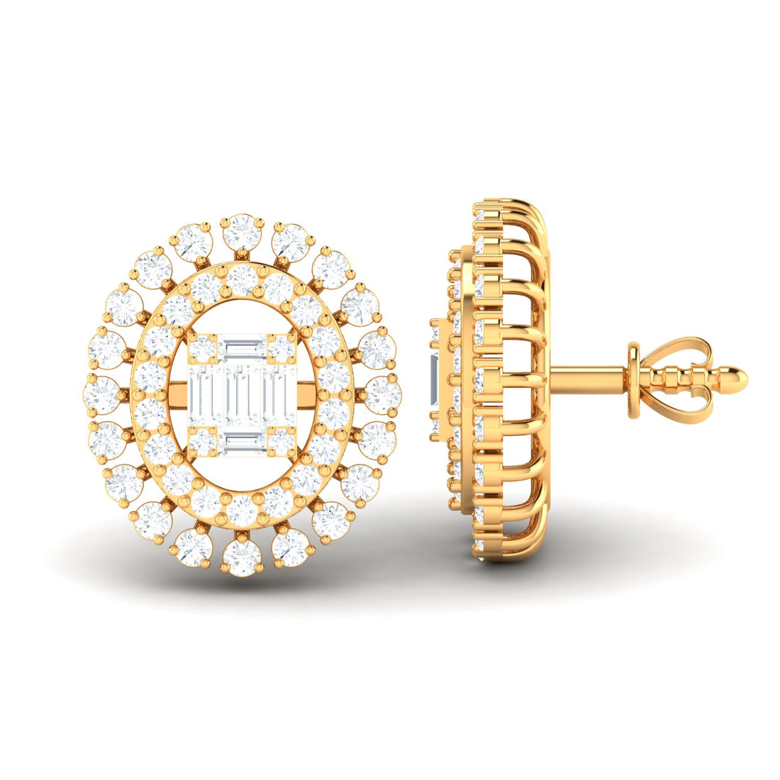 Diamond Cascade Glow Earring
