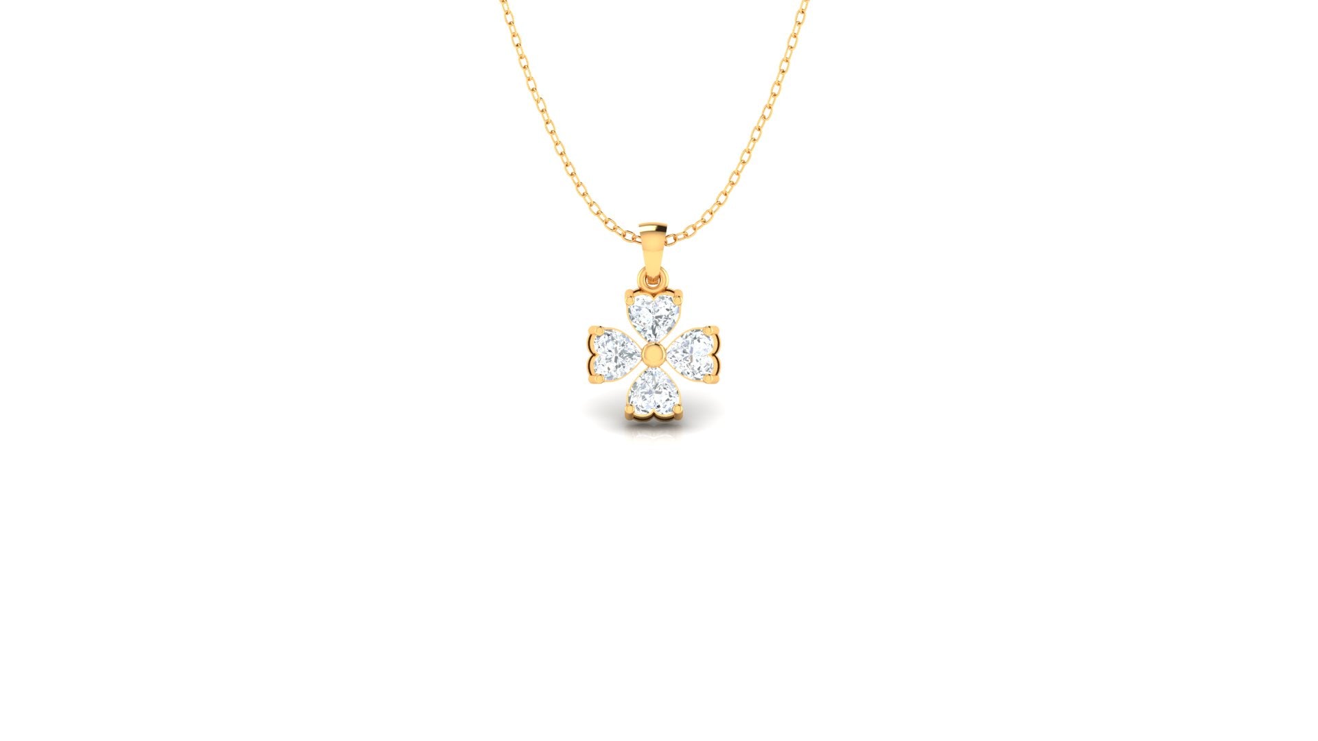 Simplistic Heart Diamond Pendant (WITHOUT CHAIN)