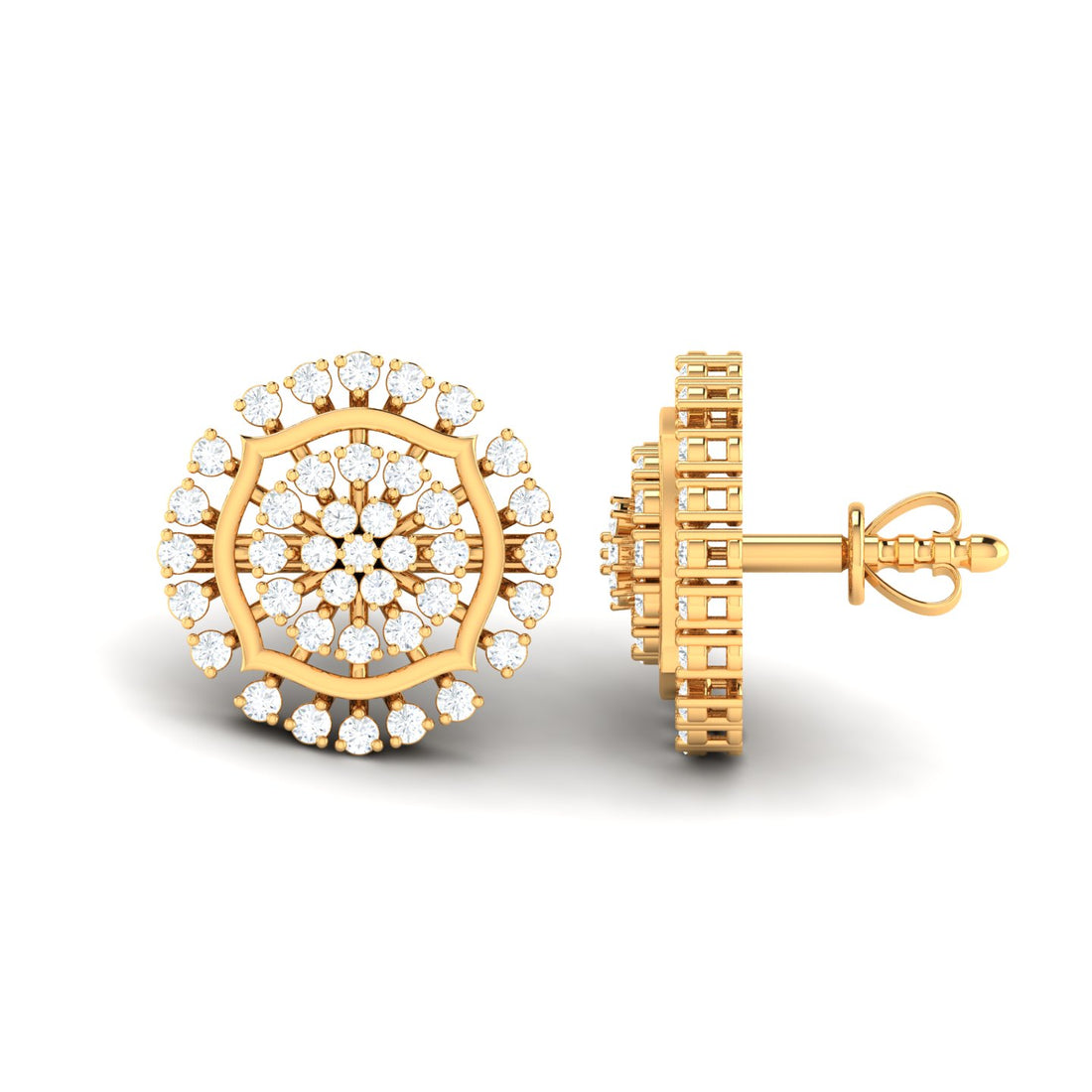 Sparkling Diamond Earrings