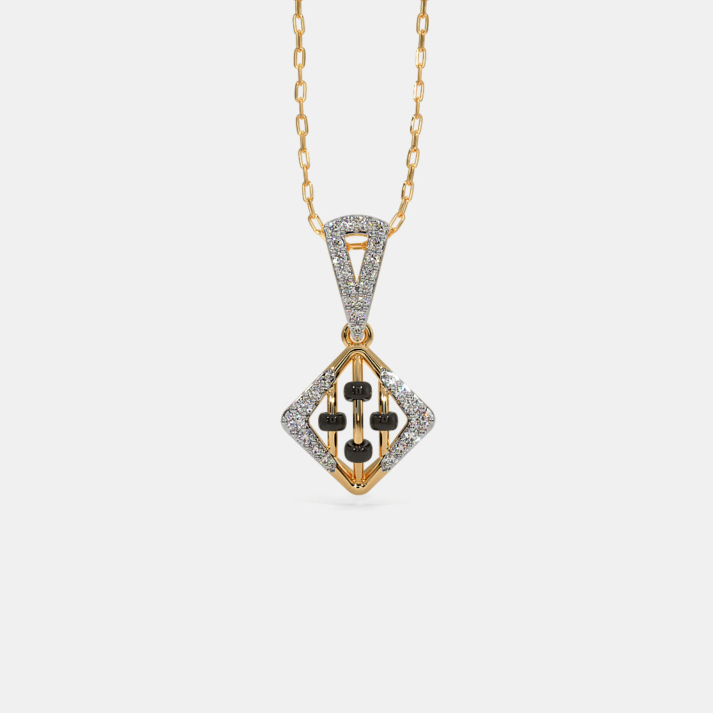 AJ10DP10 DIAMOND PENDANT (WITHOUT CHAIN)