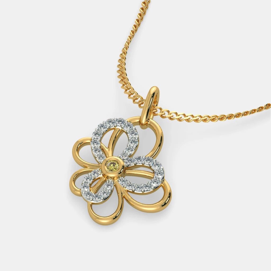 AJ05DP05 DIAMOND PENDANT (WITHOUT CHAIN)