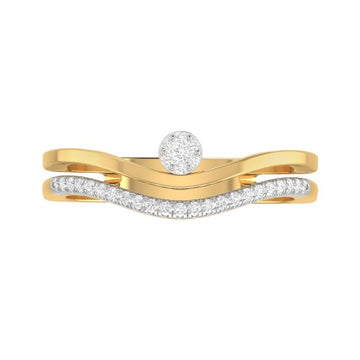 LR2612 WAVES DIAMOND RING